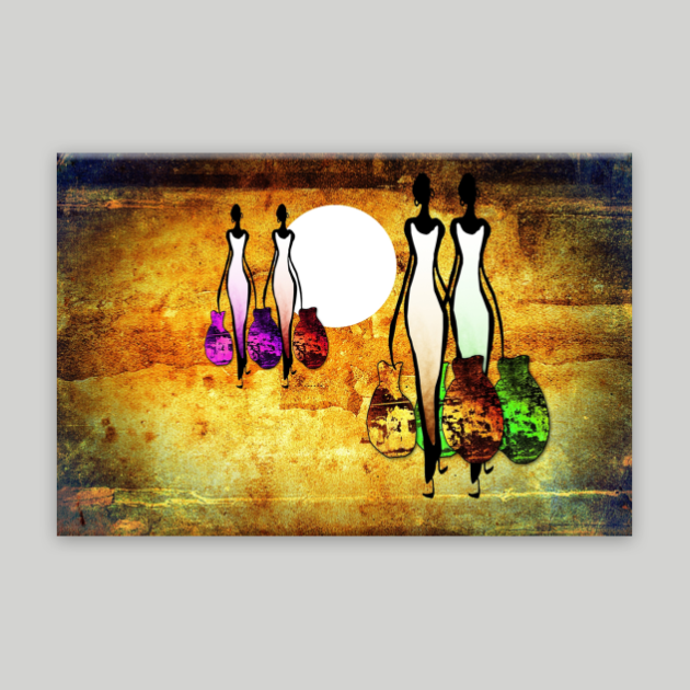 African Kanvas Tablo 31