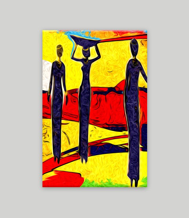 African Kanvas Tablo 33 - Görsel 2