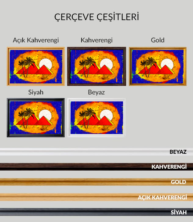 African Kanvas Tablo 35 - Görsel 7