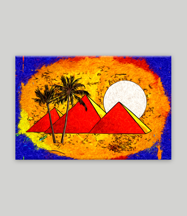 African Kanvas Tablo 35