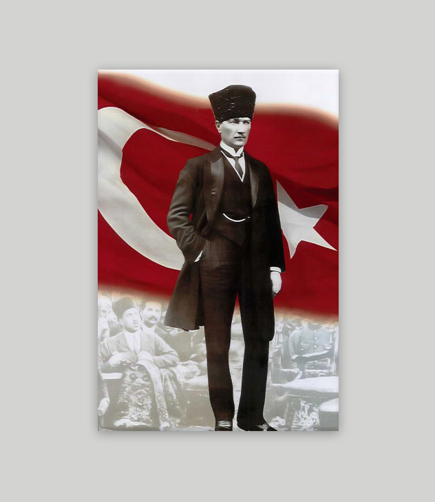Atatürk Dikey Kanvas Tablo 19
