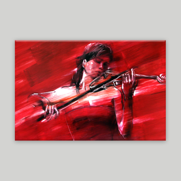 Dans Müzik Kanvas Tablo 5